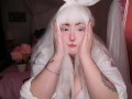 Bunny Girl Cums Really Fast on Vibrator (*´ω｀*)