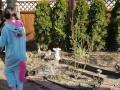 Nerdy Faery Pisses In Her Backyard Dressed As A Unicorn