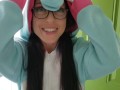 Nerdy Faery Pisses In Her Backyard Dressed As A Unicorn