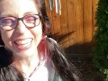 Nerdy Faery Pisses In Her Backyard Dressed As A Unicorn