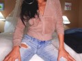 Asian Teen With Tight Booty Does Denim Jeans Haul