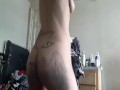 Strawberry twerking in birthday suit