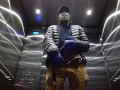 Elevator Jerking Off during Coronavirus Cums Big