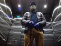 Elevator Jerking Off during Coronavirus Cums Big