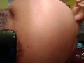Play with my ass...plug it and pour coconut oil in my ass splashing yummy a