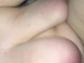 Fat cow shakes udders and her fat