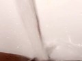 Pussy orgasm from tub faucet 