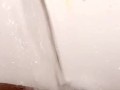 Pussy orgasm from tub faucet 