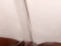 Pussy orgasm from tub faucet 
