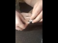 Cute teen paints her nails for you - Close Up