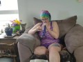 Ganjagoddess69 Sexworker vlog: Fucking at the Ren Faire with a smoking hippie: pawg ass hairy bush