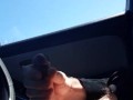 Can't wait! quickie in parking lot (loud moaning orgasm)