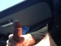 Can't wait! quickie in parking lot (loud moaning orgasm)