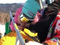 She Suck Dick in the Lift at the Ski Resort — Public Blowjob Amateur Couple