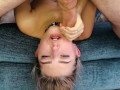 Teen slut is being fucked and deepthroated with dirty facial - Eva Elfie