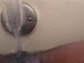 No hand Masturbation with bath Faucet ;) 