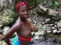 Hot Sexy Ebony Teen Takes out Her Huge Boobs On Camping Trip - Ashaichious
