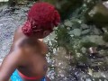Hot Sexy Ebony Teen Takes out Her Huge Boobs On Camping Trip - Ashaichious