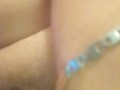 Follando mi coño gordo con una chupeta/piruleta