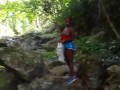 Ebony Slut Jogging and Flashing Big Boobs in the Neck of the Woods - Jhodez