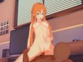 (3D Hentai)(Sword Art Online) Sex with Asuna