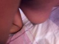 Cute College Brunette Chick Sucking On Huge BBC at Volunteer Village Hostel Cabin - Ashaichious