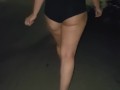 Gym shorts showing off my ass in Public