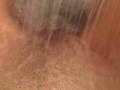Lesbian faucet masturbation in bathtube