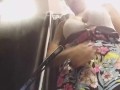tutto reale! nel camerino del negozio