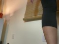 Painful POV stomach trample