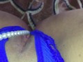Медсестра в колготках показала свою вагину