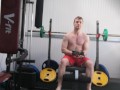 Me doing a Workout lifting Olympic weights