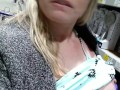 Quick Public Flashing My Huge Pierced Tits 
