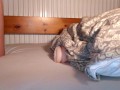 MASTURBATION WITH MY TOY VAGINA IN MY BED [TWO CUMSHOT,SOFT MOANING]
