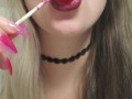 Lollipop Licking Slut - Shove it in my Ass & Pussy! 