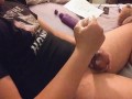 Cock & ball squeezing 