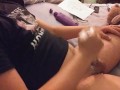 Cock & ball squeezing 