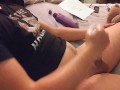 Cock & ball squeezing 