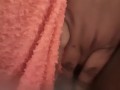 Got horny rubbing on myself in the bathtub