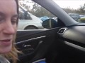 Public Car Park Blowjob with the Top Down