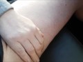 Public Car Park Blowjob with the Top Down