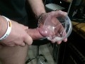 Epic slow motion big load cumshot (4x slomo, 120fps to 30fps)