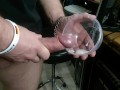 Epic slow motion big load cumshot (4x slomo, 120fps to 30fps)
