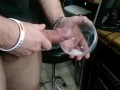 Epic slow motion big load cumshot (4x slomo, 120fps to 30fps)