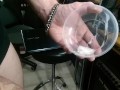 Epic slow motion big load cumshot (4x slomo, 120fps to 30fps)