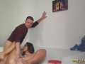 Double penetration of a neighbor's wife - with a friend fuck her in the ass