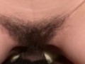 Stepbrother Cum in My Hairy Pussy, Creamy Load before bedtime 4K