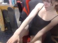 Slutty Milf Farts on face and plays with her pussy