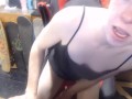 Slutty Milf Farts on face and plays with her pussy