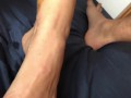 Footjob custom video, footfetish with feet fucking and cum on feet